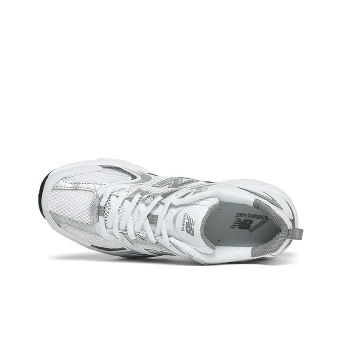 New Balance 530 White Silver Metallic
